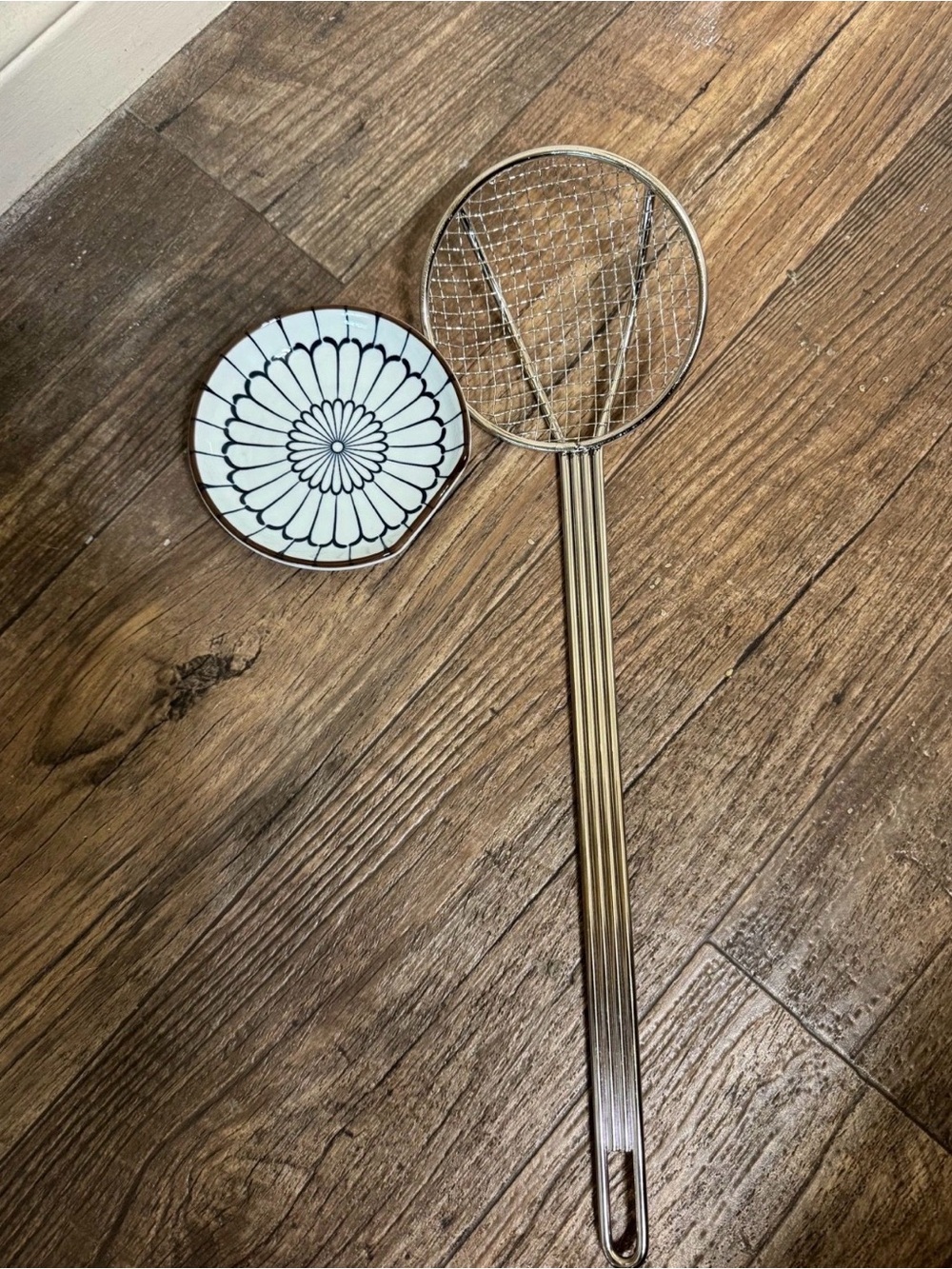 NEW Stainless Steel Skimmer Ladle and Decorative plate Spoon - Silver